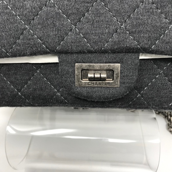 Chanel 2.55 Reissue Mademoiselle Grey Jersey - Picture 16 of 16